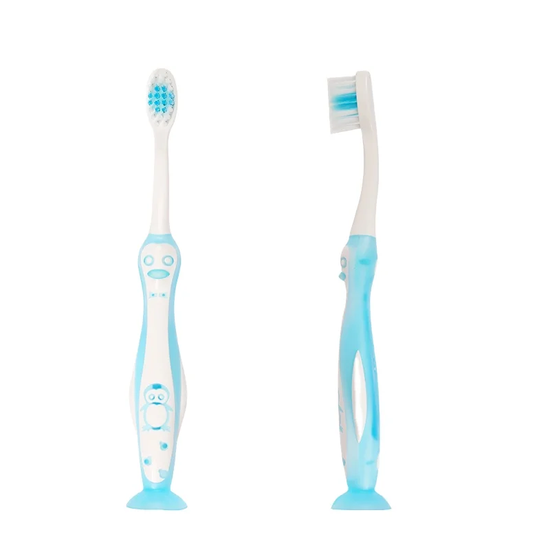 

PERFCT Penguin Children Toothbrush Holder With Logo Tooth Brush For Kids, Customized color