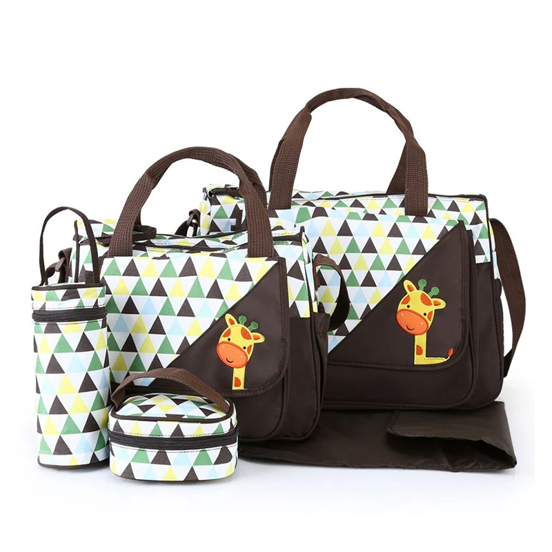 

4 - in - one fashion mummy handbag, multi - function outdoor mother and baby bag, Customized colors