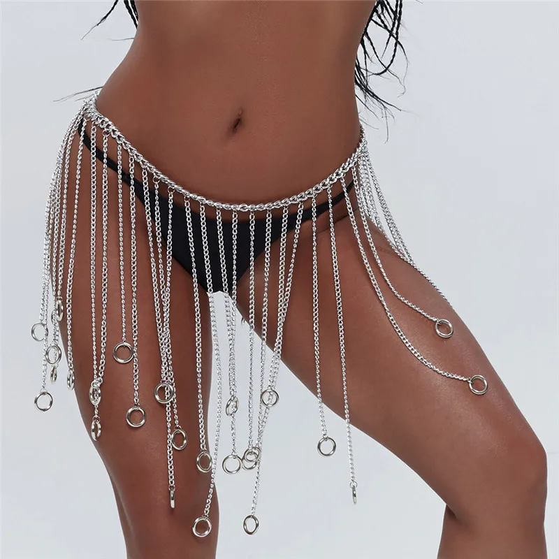 

WC-010 High Quality Rhinestone Waist Belly Chain Sexy Women Tassel Crystal Dance Hip Beach Bikini body Jewelry