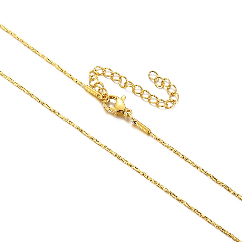 

Beautiful Stainless Steel Thin Chain Necklace Women Link Chain Necklace, Gold ,silver