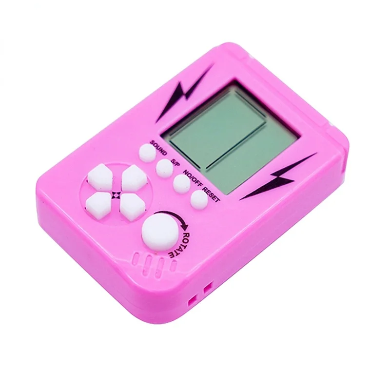 

Amazon hot selling handheld mini brick game console, 6 colors assort