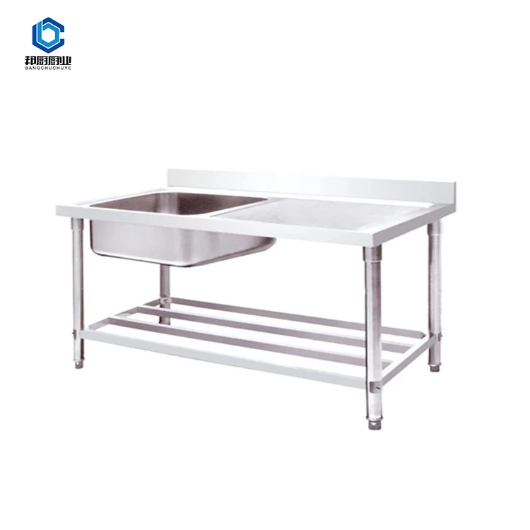 High Quality Cheap Price Kitchen_Sink_Cabinets Stainless Steel Three Sink Conventional Sink With Bottom Plate