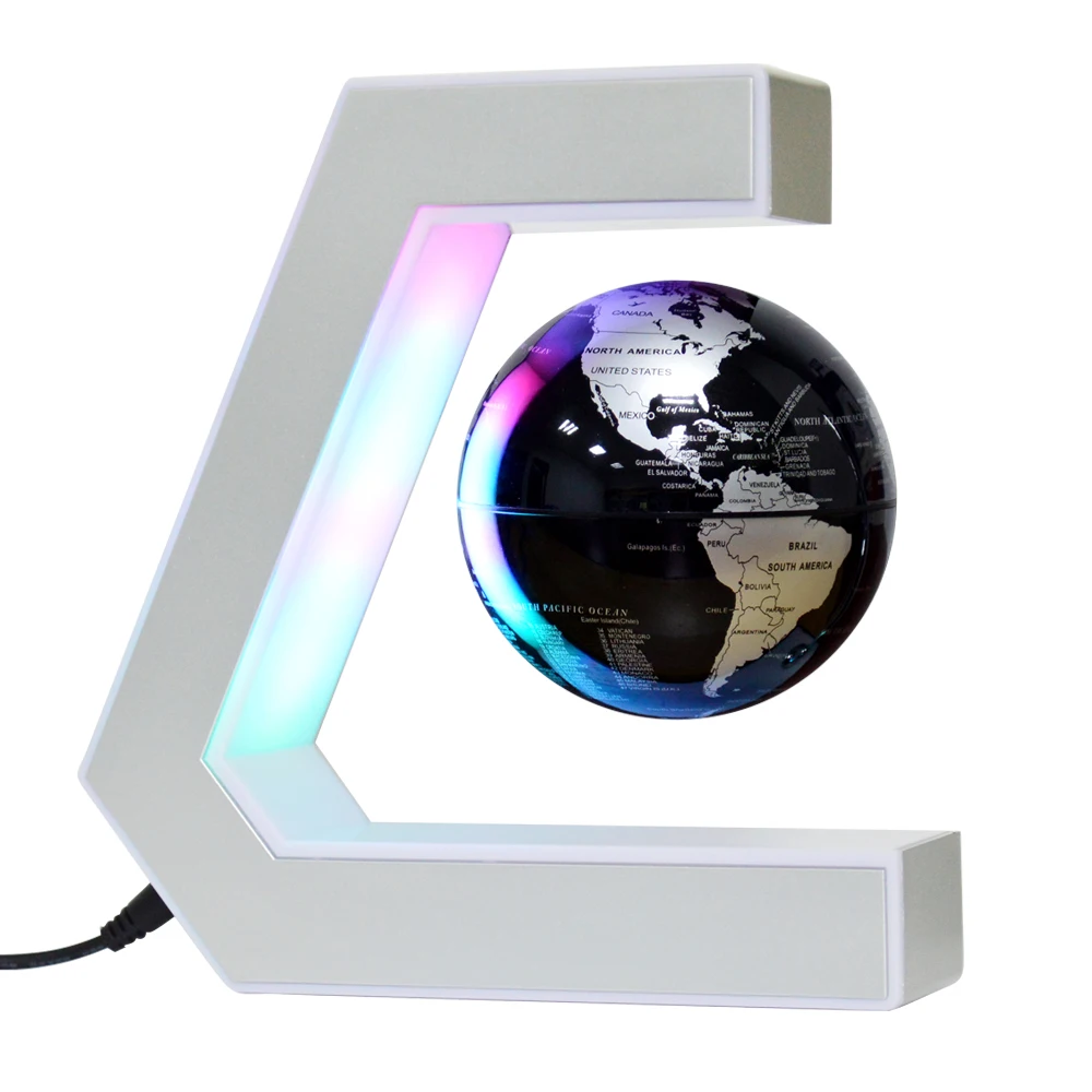 

2022 new earth map world globe magnetic rotating globe magnetic levitating magnetic floating globe for kids education