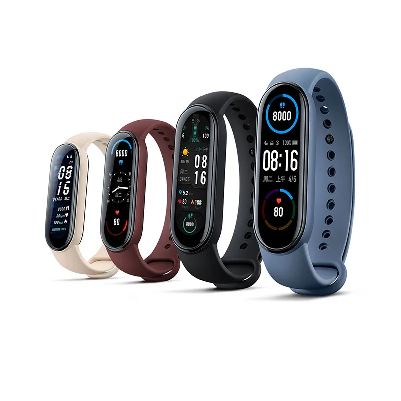 

Original Xiaomi Mi Band 6 Global Version Smart Mi band Screen Bracelet Heart Rate Fitness Sport Wristband