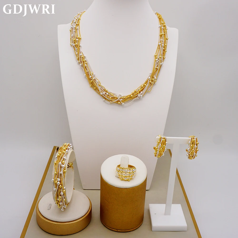 

GDJWRI RC05 real custom jewelry suppliers set solid gold jewelry