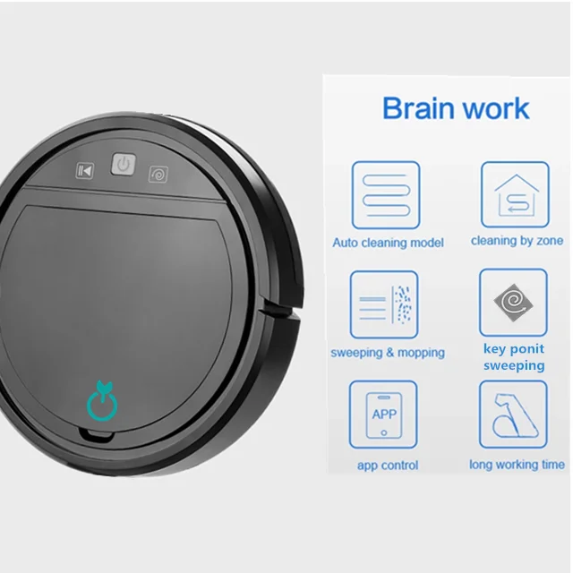 
App control wholesaler automatic robot vacuum cleaner 