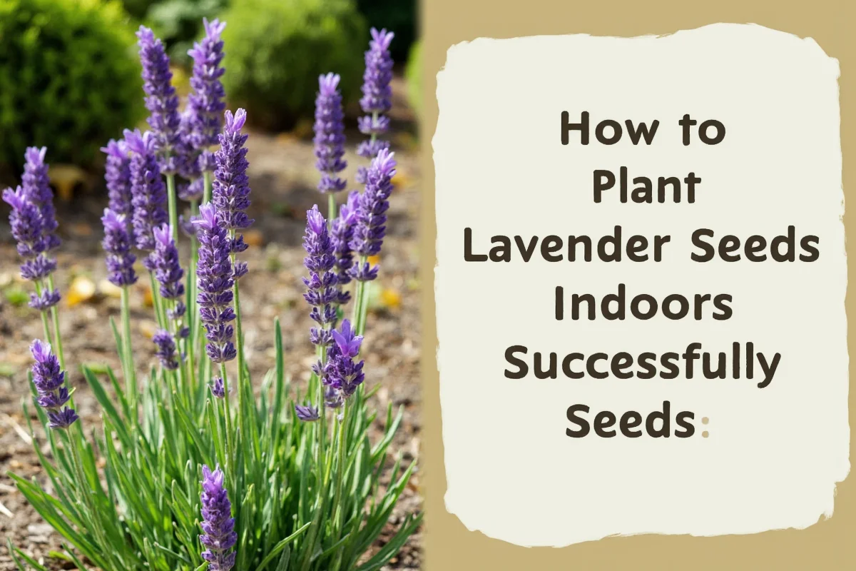 how to plant lavender seeds indoors