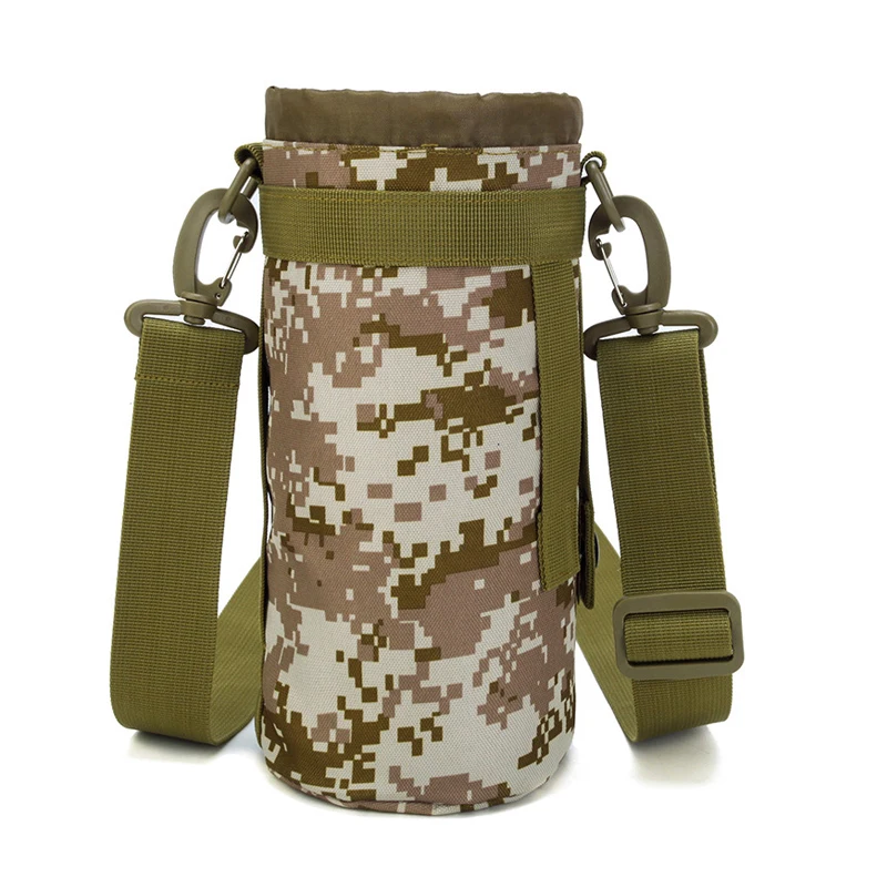 

Customized Drink Gallon Water Bottle Holder Carry Bags Crossbody Canvas Water Bottle Bag with Detachable Shoulder Strap