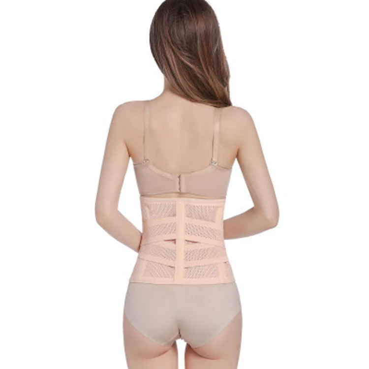 

Nylon Adjustable Slimming Belt Waist trainer for Weight Loss Exercises, Beige