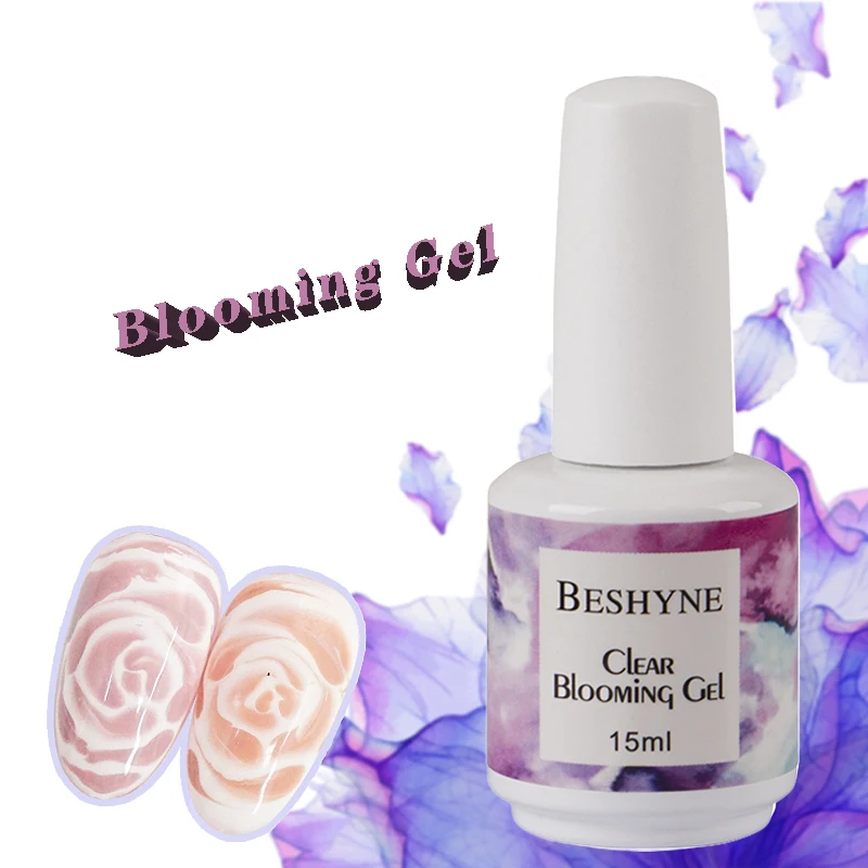 

Hight quality nail art painting flower colors UV LED soak off blooming gel polish