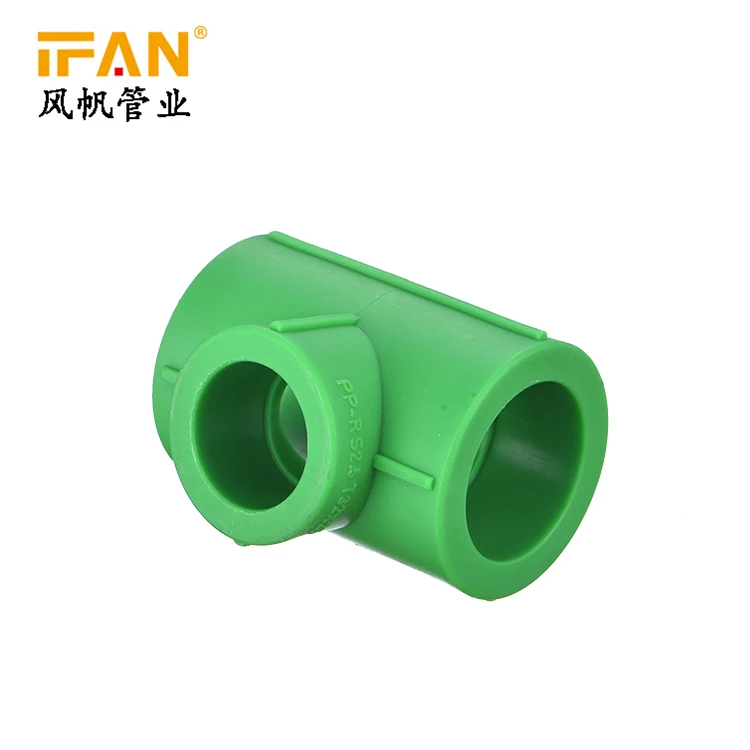 

IFAN PPR PN25 Plumbing Fittings 20-110mm PPR Pipe Fitting Sizes Plumbing Material Plastic Tee