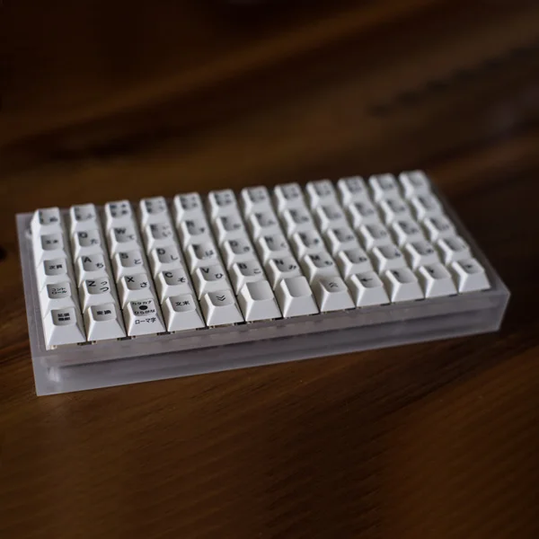 Bakeneko Clear Polycarbonate Keyboard Custom Cnc Bakeneko 60,65