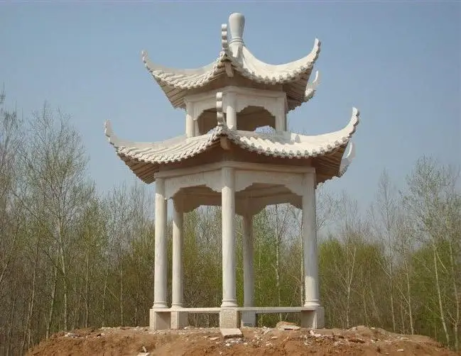 
garden ornaments marble stone summerhouse 