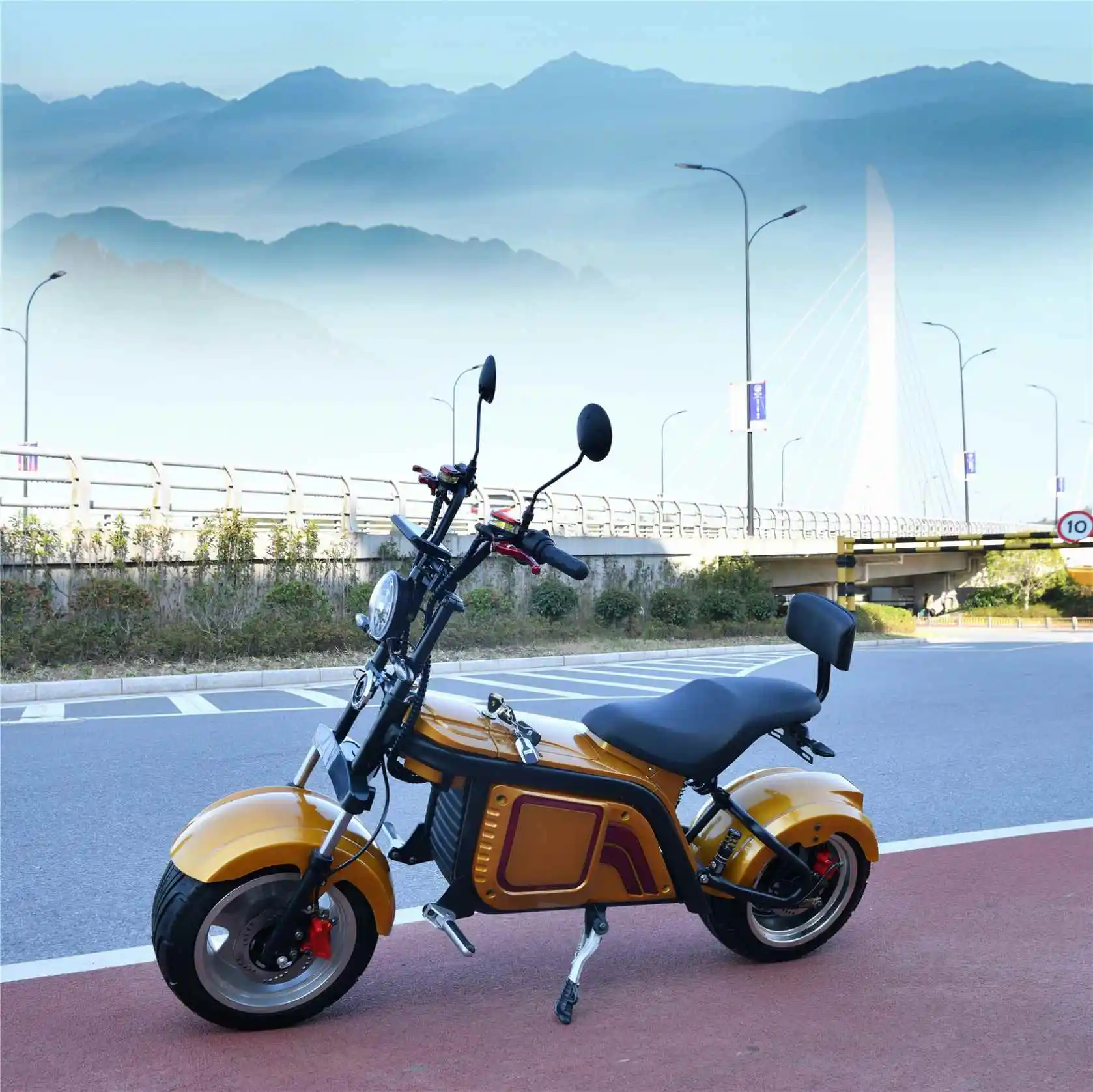 

EEC COC E MARK European Warehouse E Scooter 2022 Chopper Electric Scooter 2000W Powerful Motorcycle Bike