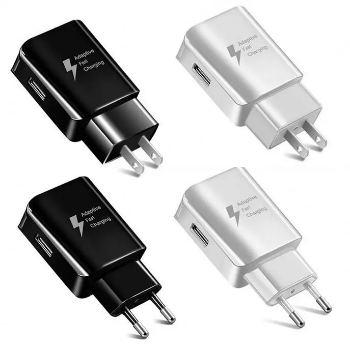 

Usb wall carger REKgq fast charger adapter 4 usb, Black white
