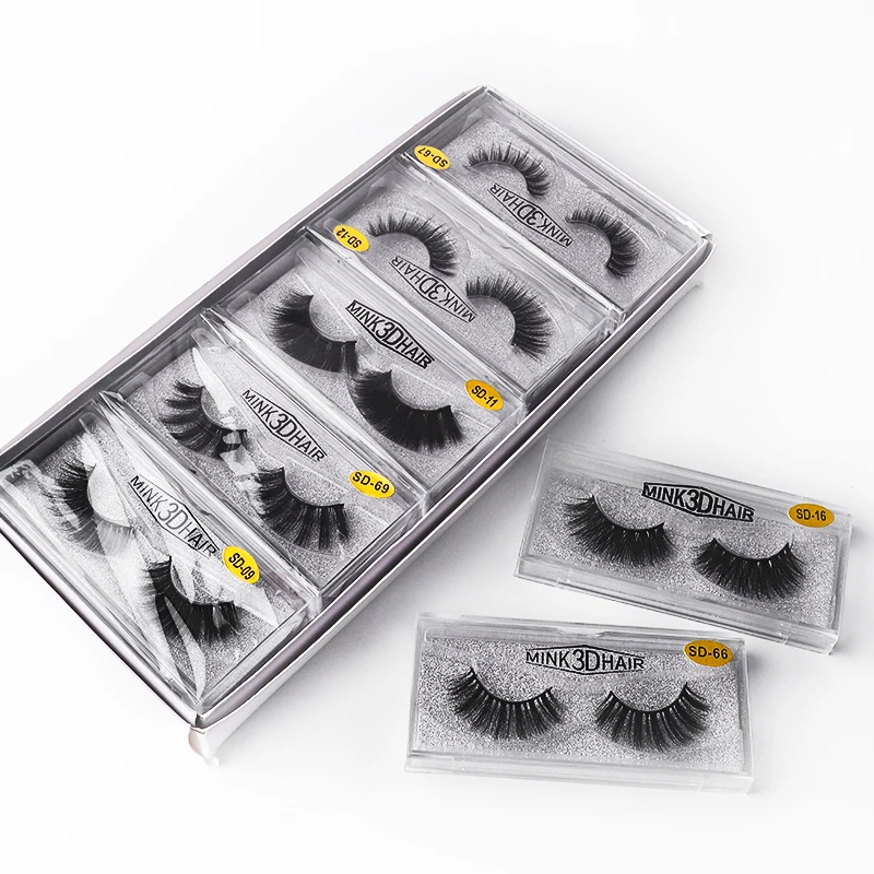 

Makeup Luxury Hot 3D 20mm Faux Mink Eyelashes Lashes Bulk Vendor Private Label