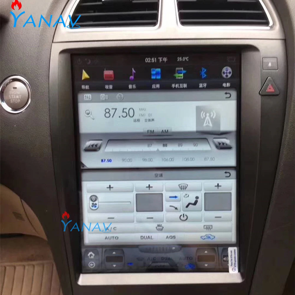 

Car multimedia player android car gps navigation Tesla vertical screen for-Lexus-ES240 / 350 2018