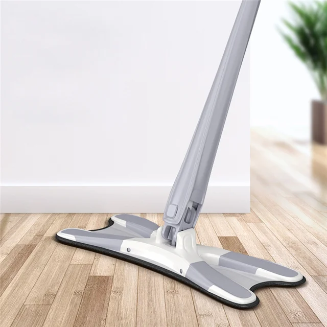 

Hand-free Household Flat Mop Wood Floor Wet And Dry Rotary Mop, As show