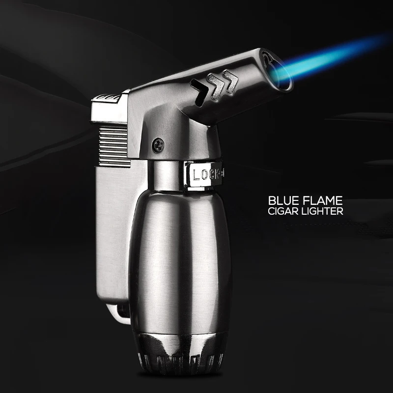

Cigar Torch Lighter Compact Windproof Jet Gun Lighter Continuous Fire Lock