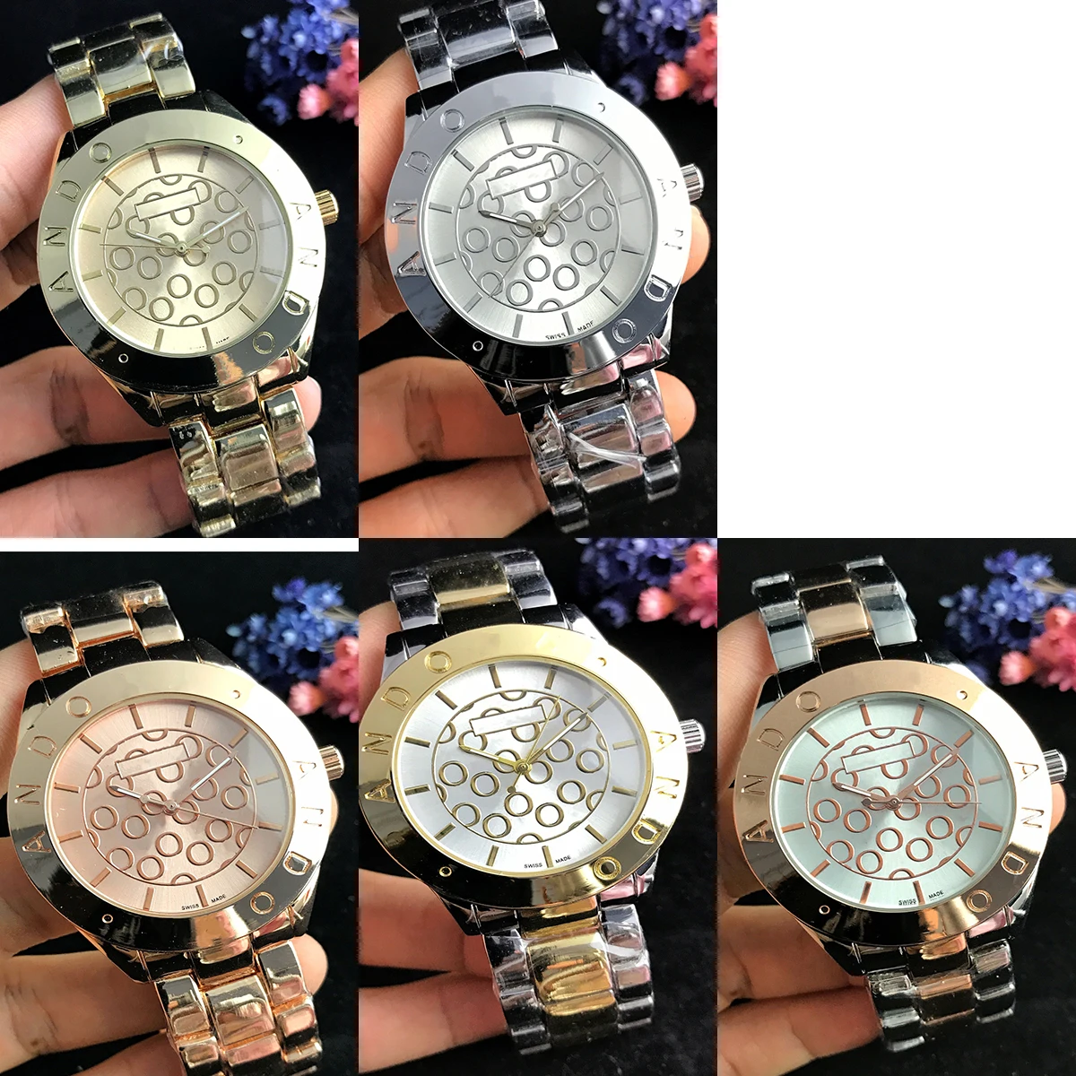 

Europe and the United States hot style Stainless Steel Men Women Couples Quartz Watches Fashion atmosphere Exquisite Charm