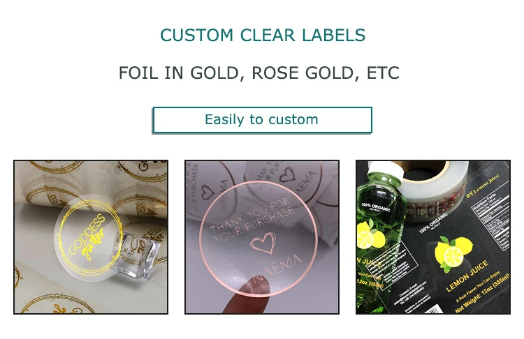 Custom Private Printed Self Adhesive Vinyl Waterproof Transpa Labels Clear Sticker Roll View Product Details From Dongguan Boyue Color Printing Co Ltd On Alibaba Custom Private Printed Self Adhesive
