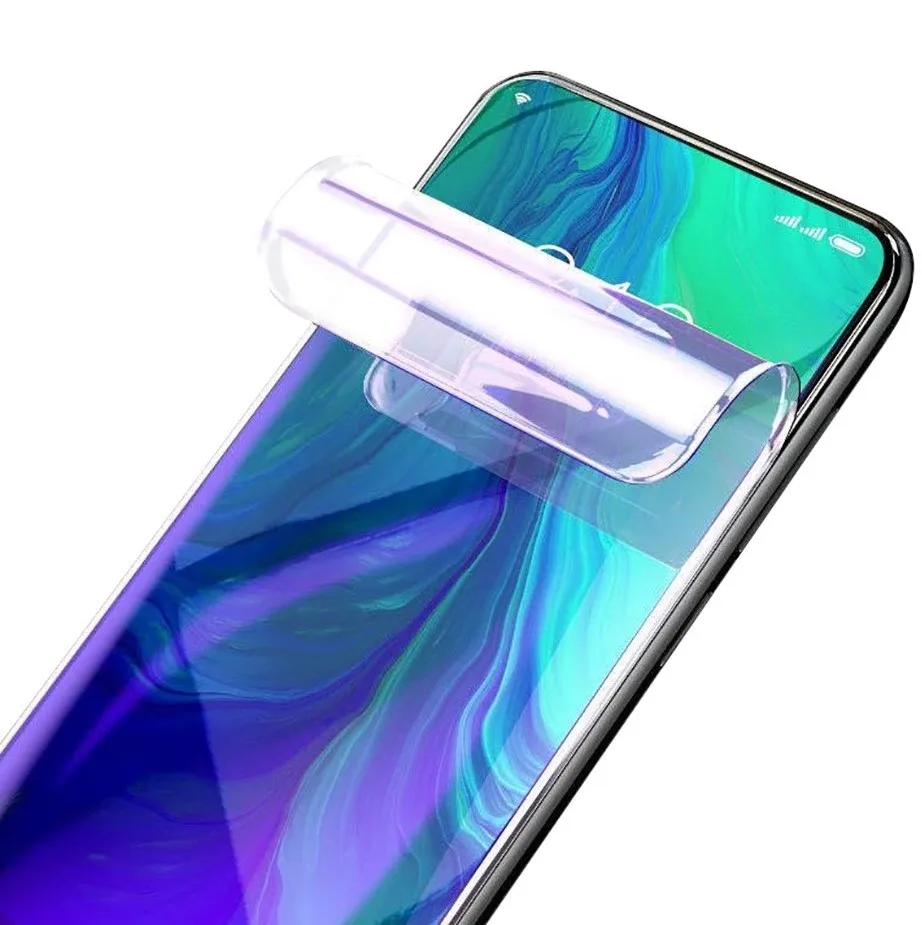 

New Wholesale anti-blue light hydrogel HD CLEAR screen Protector not glass For OPPO R15/A3