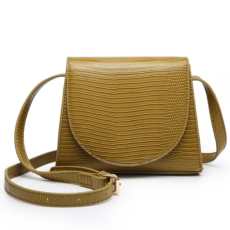 

2020 New Arrival Fashion Crocodile Shoulder Bag Pu Leather Crossbody Bags Strap Designer Bag for Women