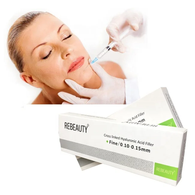 

2ml Injectable Cross-linked Hyaluronic Acid dermal filler Gel remove Wrinkle, Transparent