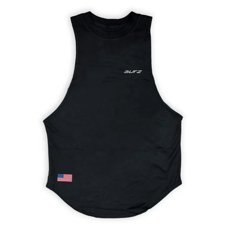 

men's vests & waistcoats Wholesale Compression Body Shirt workout gym tank top vest for men, Black, white