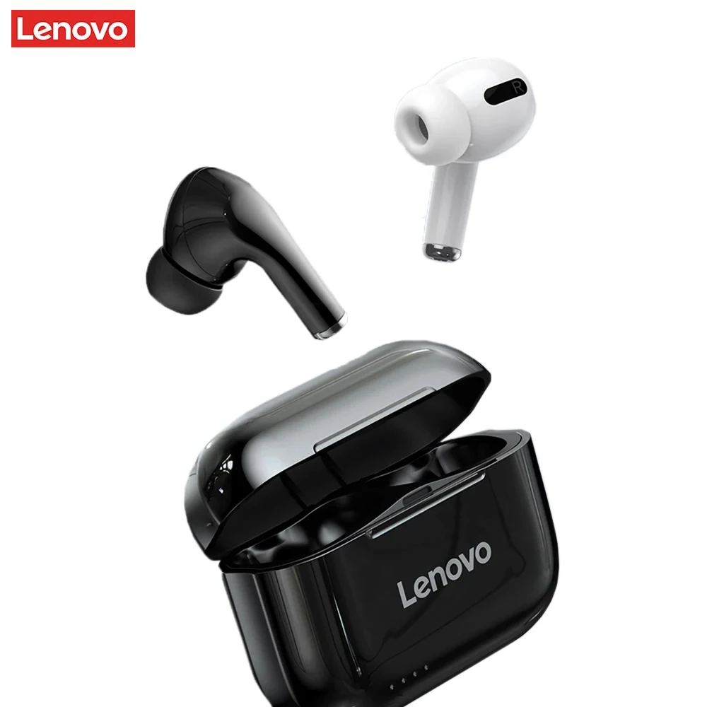 

Original Lenovo LP1S Pro TWS Earbuds BT 5.0 Earphone True Wireless Headphones Touch Control IPX4 Sport Headset Stereo LP1S, Black, white