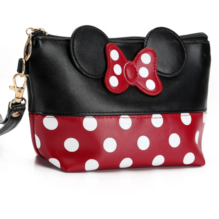 

Cartoon Mickey Minnie Travel Toiletry Bag Makeup Handbag Cute Portable Cosmetic Bag Toiletry Pouch For Teen Girls Kids