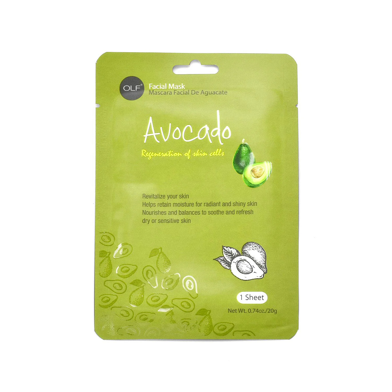 

Private Label Facial Face Mask Paper Skin Care Moisturizing