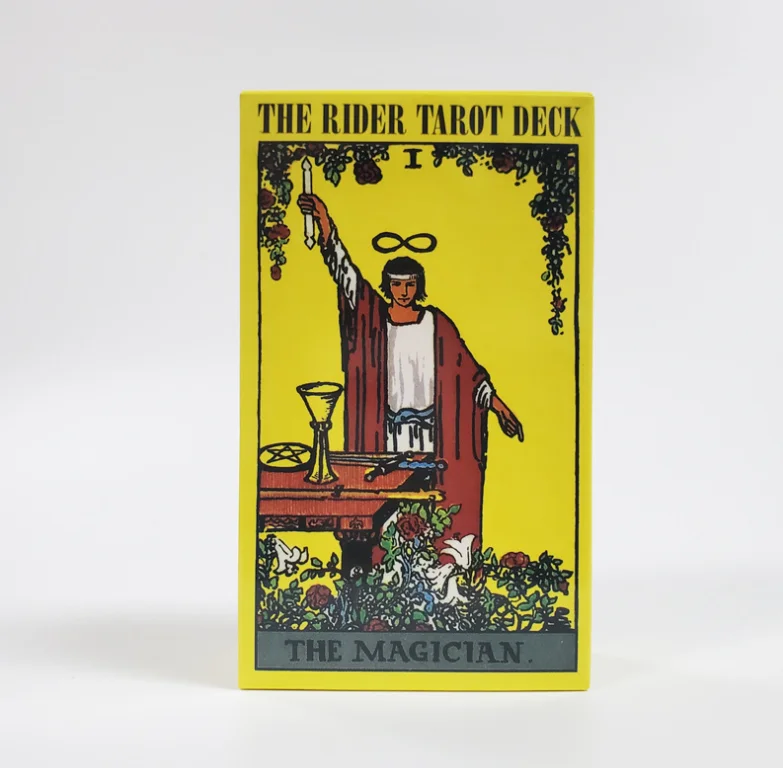 

Spot yellow box knight 12X7cm Tarot cards Tarot oracle card source directly for tarot board game cards