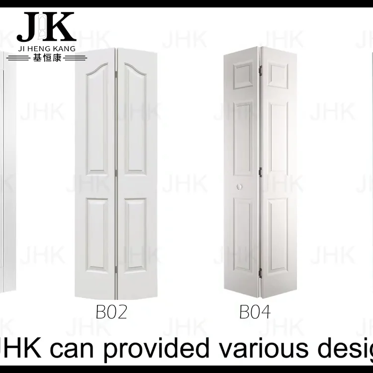 Jhkb08 Soundproof Internal Folding Doors Wholesale Wood Interior