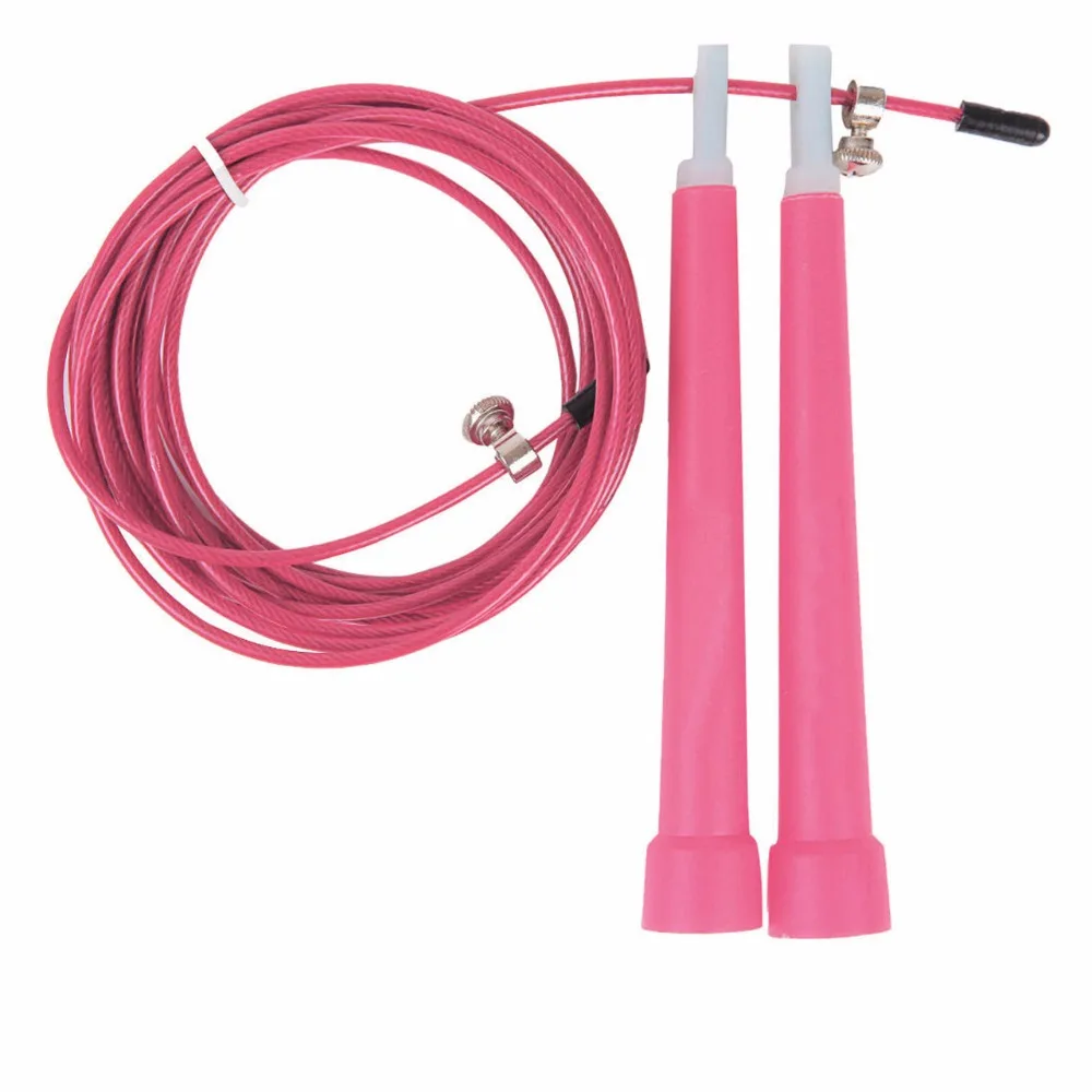 

new design custom logo fitness professional aluminium handles high speed jump rope, Customized color