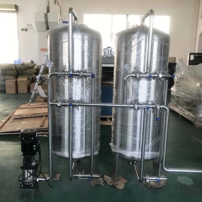 Small Portable Water Treatment Plant With Food Grade Sus304 Pipeline