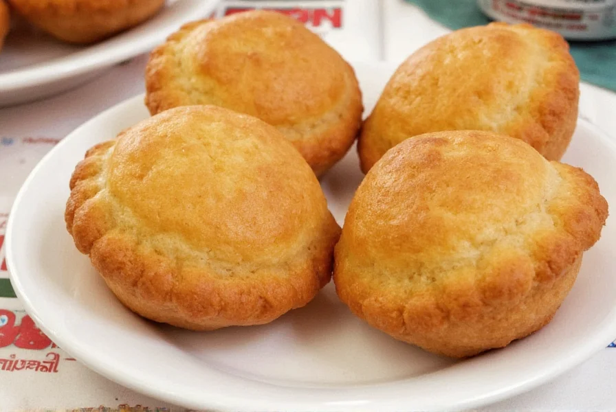 A traditional kitchen setup with someone frying sopapillas