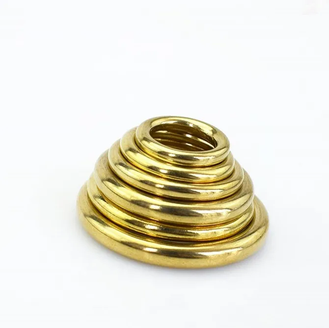 

solid brass O Round Rings