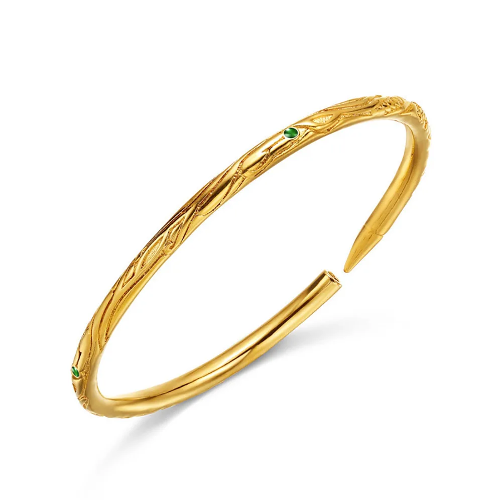 

Customized unisex couple Valentine anniversary wedding gift gold bracelet cuff bangle