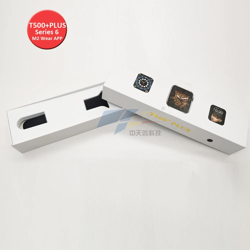 

Newest T500+plus smart watch sport watch game watch with password lock 1.75 inch big screen smart bracelet wristband five colors