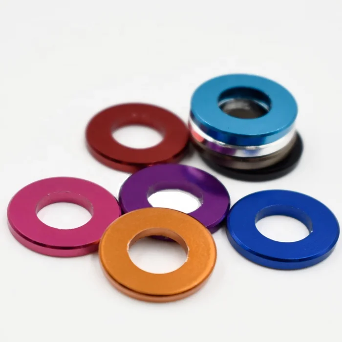 Colorful Anodized Aluminum Flat Fender Washer,Flat Gasket For Car - Buy ...