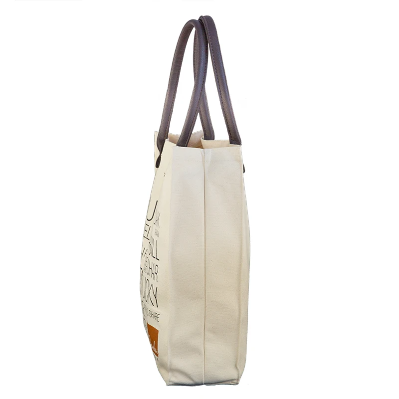 plain white canvas bag