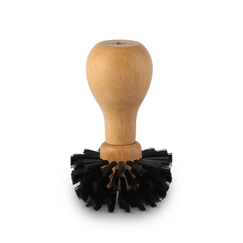 

Coffee Filter Basket Cleaning Brush Special for Coffee Portafilter 58mm Basket Effectively Clean the Residue Inside, Wooden color