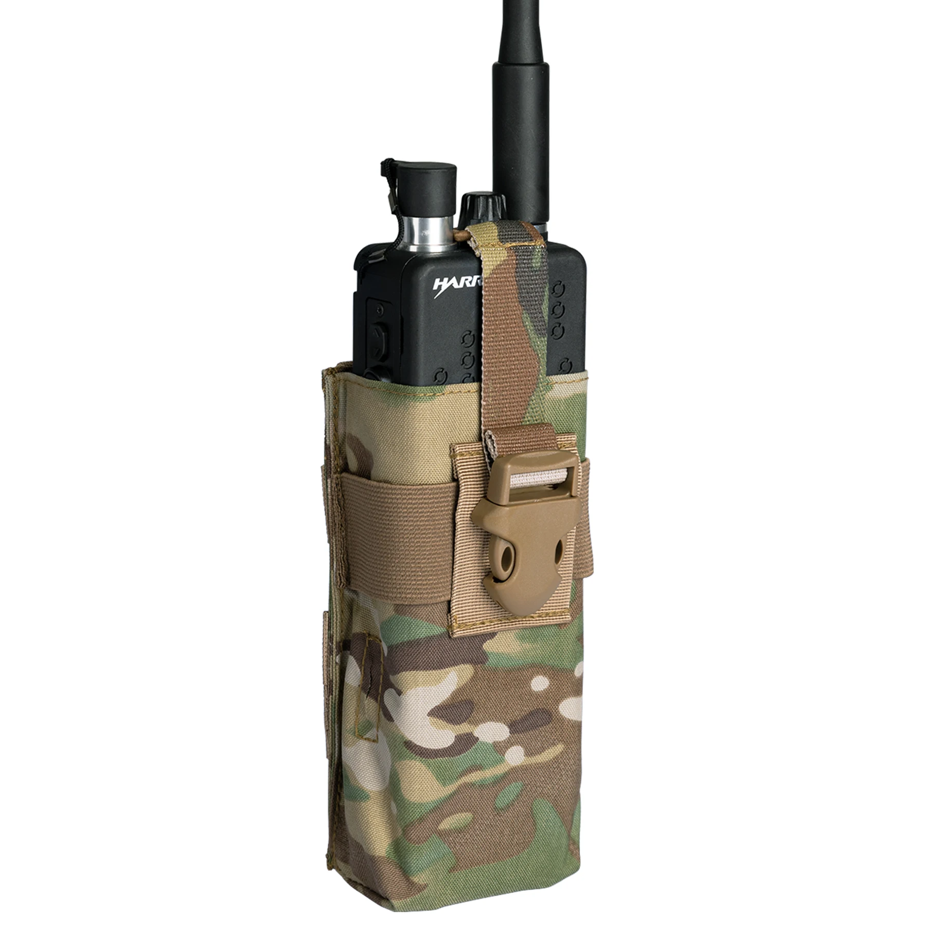 

IDOGEAR New Walkie Talkie Pouch MBITR PRC148 152 MOLLE Multicam Tactical Radio Pouch for Hunting Shooting