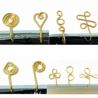 

2021 Hot Selling African style Non Perforated False Nose Ring Nasal Nail U-shaped Nose Clip For Women, Gold ,silver