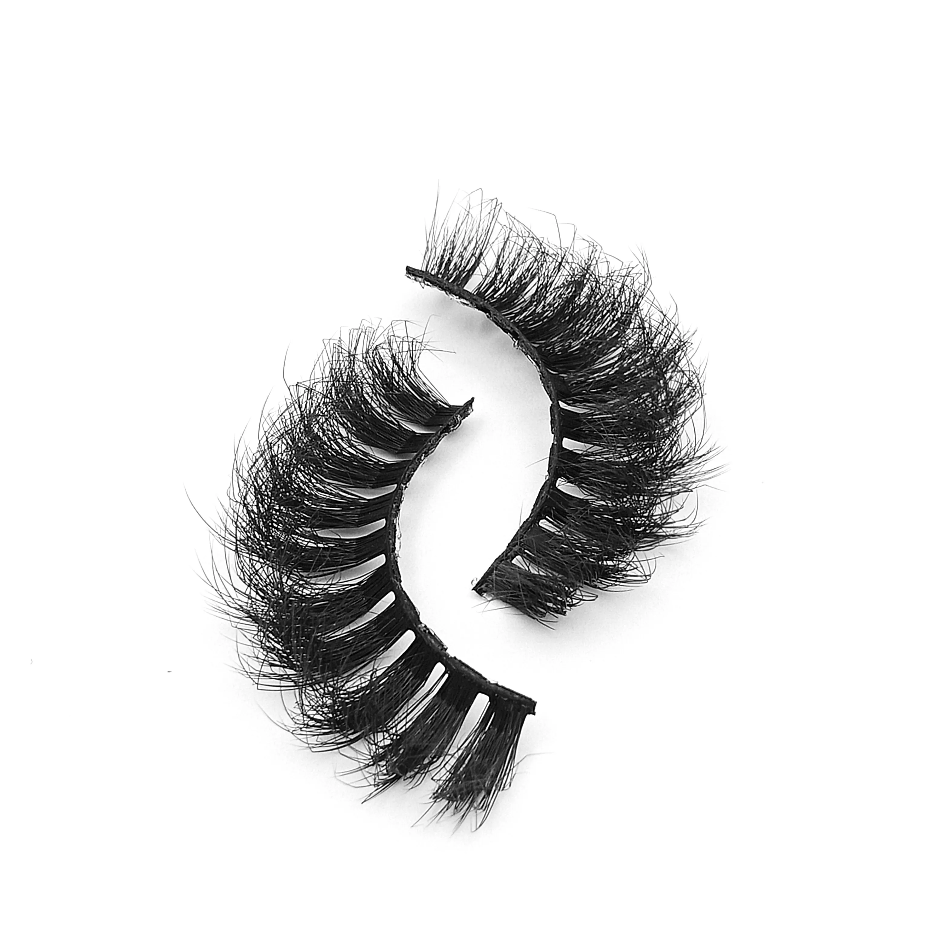 

Private Label Vegan Fake Lashes 25mm 3D Faux Mink False Eyelashes