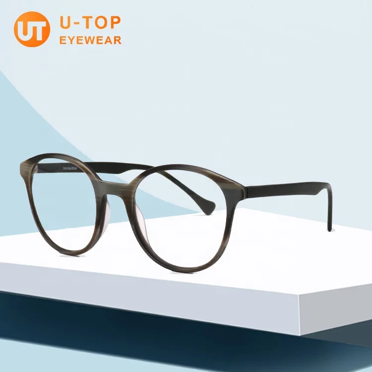 

Utop Manufacturers Branded Vintage Round Eyeglasses Frames River Fashion Designer Acetate Optical Frames