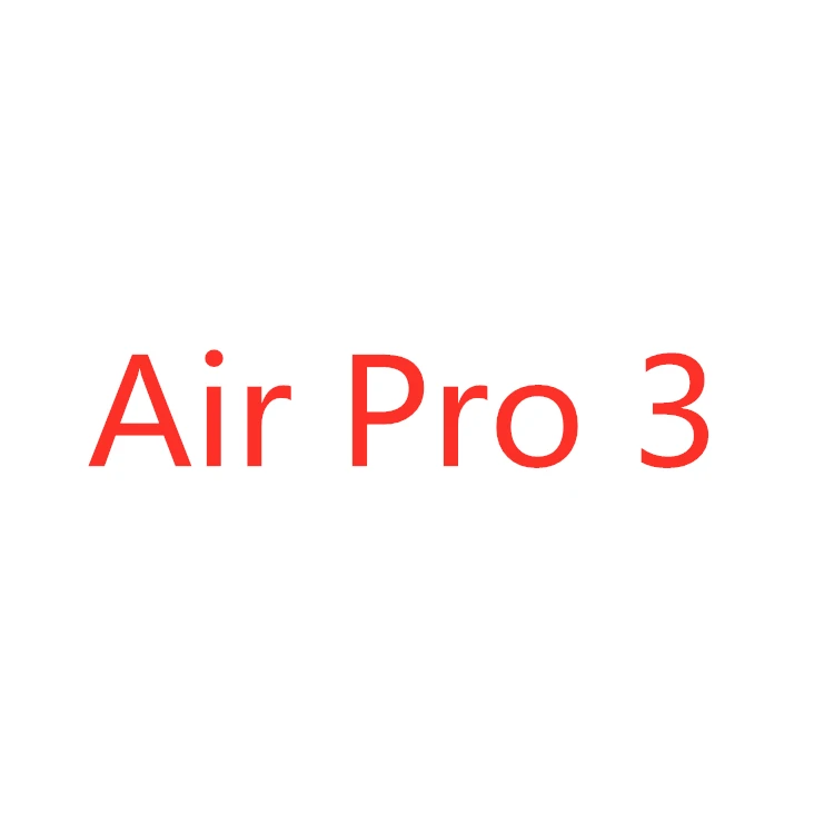 

Original ANC Airpro Airoha 1562 1:1 Noise Cancelling Air 3 Rename GPS In Ear TWS Air Pro 3 Wireless Earbuds Earphone, White
