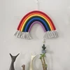 Amazon Nordic Rainbow Wall hanging for babies bedroom decoration handmade art fiber gift
