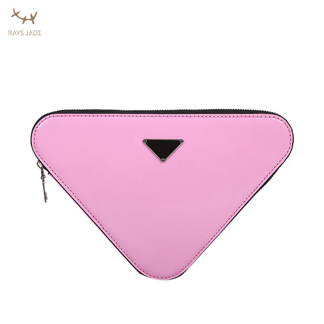 

Special designer triangle mini handbags chain shoulder crossbody mobile phone bags for girls women clutch purse, Customizable